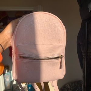 Pink mini bookbag purse